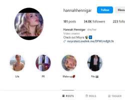 Besides TikTok, she is also popular on Instagram, with over 34.8 followers on the platform.